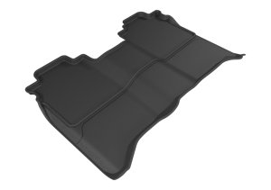 Nissan Titan Floor Mats - Rear - 3D MAXpider - Kagu - Black - `16-`19 Nissan Titan Floor Mats - Rear - 3D MAXpider - Kagu - Black - `16-`19